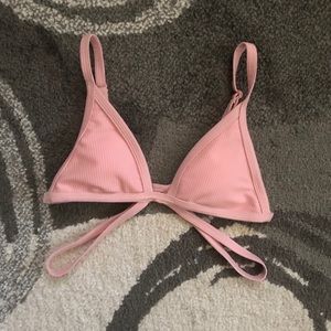 L.A. Hearts Pink Bikini Top